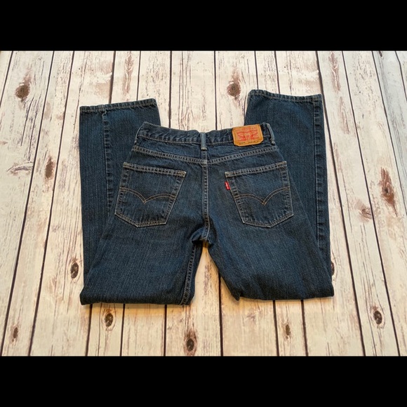 Levi’s 550 jeans dark wash 14 slim 25/27 - Picture 1 of 8